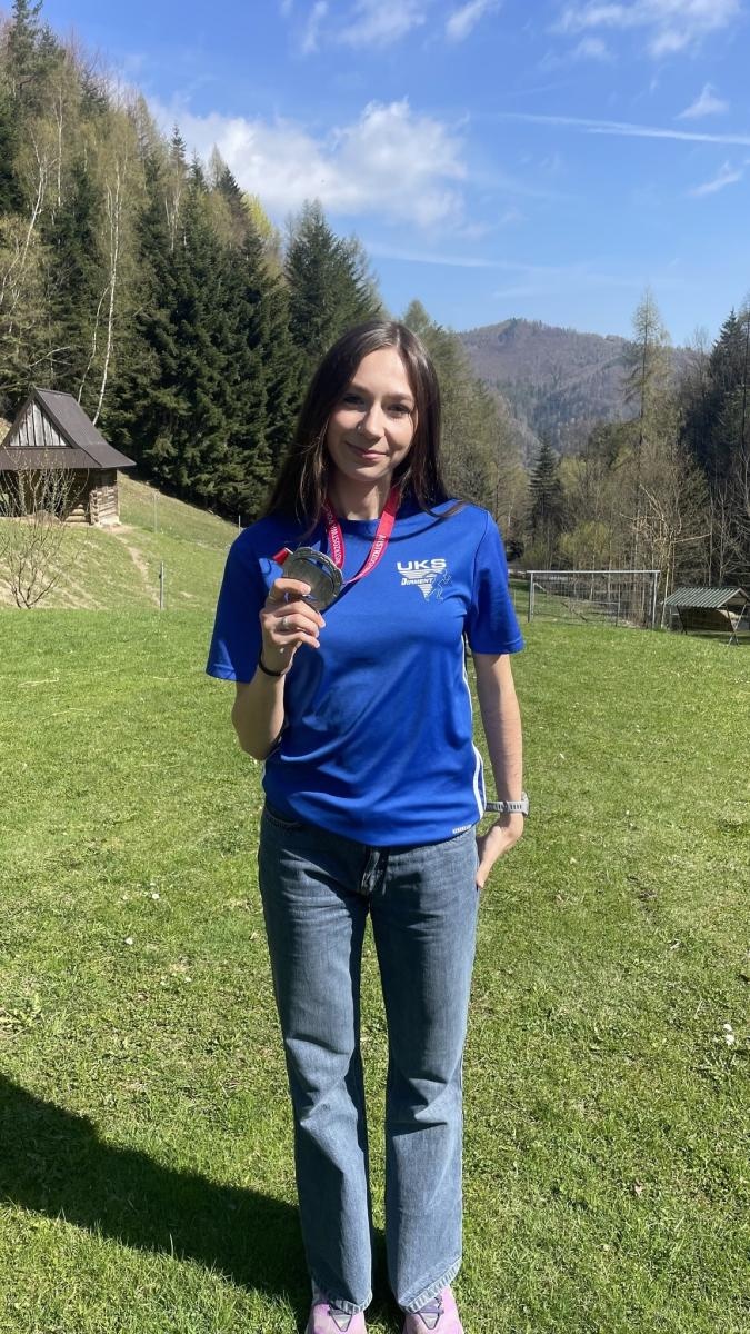 Zdjęcie w galerii na portalu naszwodzislaw.com: Debiut marzeń. Karolina Tyman wicemistrzynią Polski w biegach górskich wiadomości z regionu