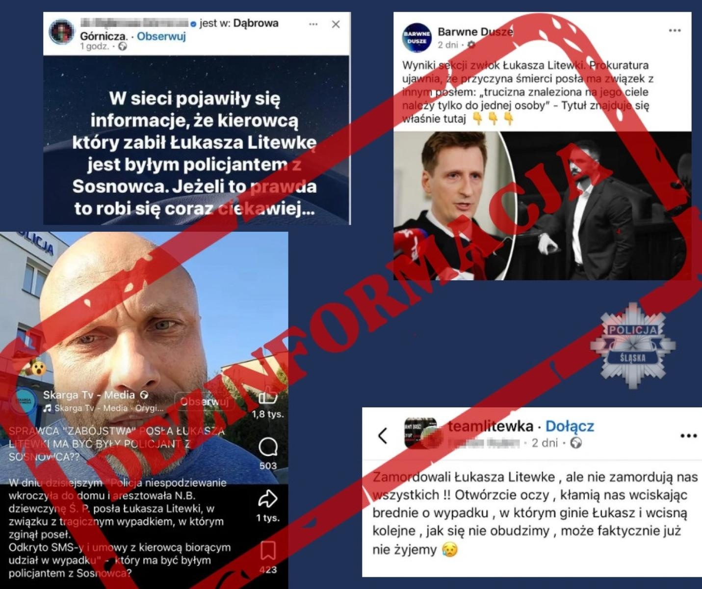 Zdjęcie w galerii na portalu naszwodzislaw.com: Dezinformacja wokół tragicznego wypadku. Policja i prokuratura dementują fałszywe informacje wiadomości z regionu