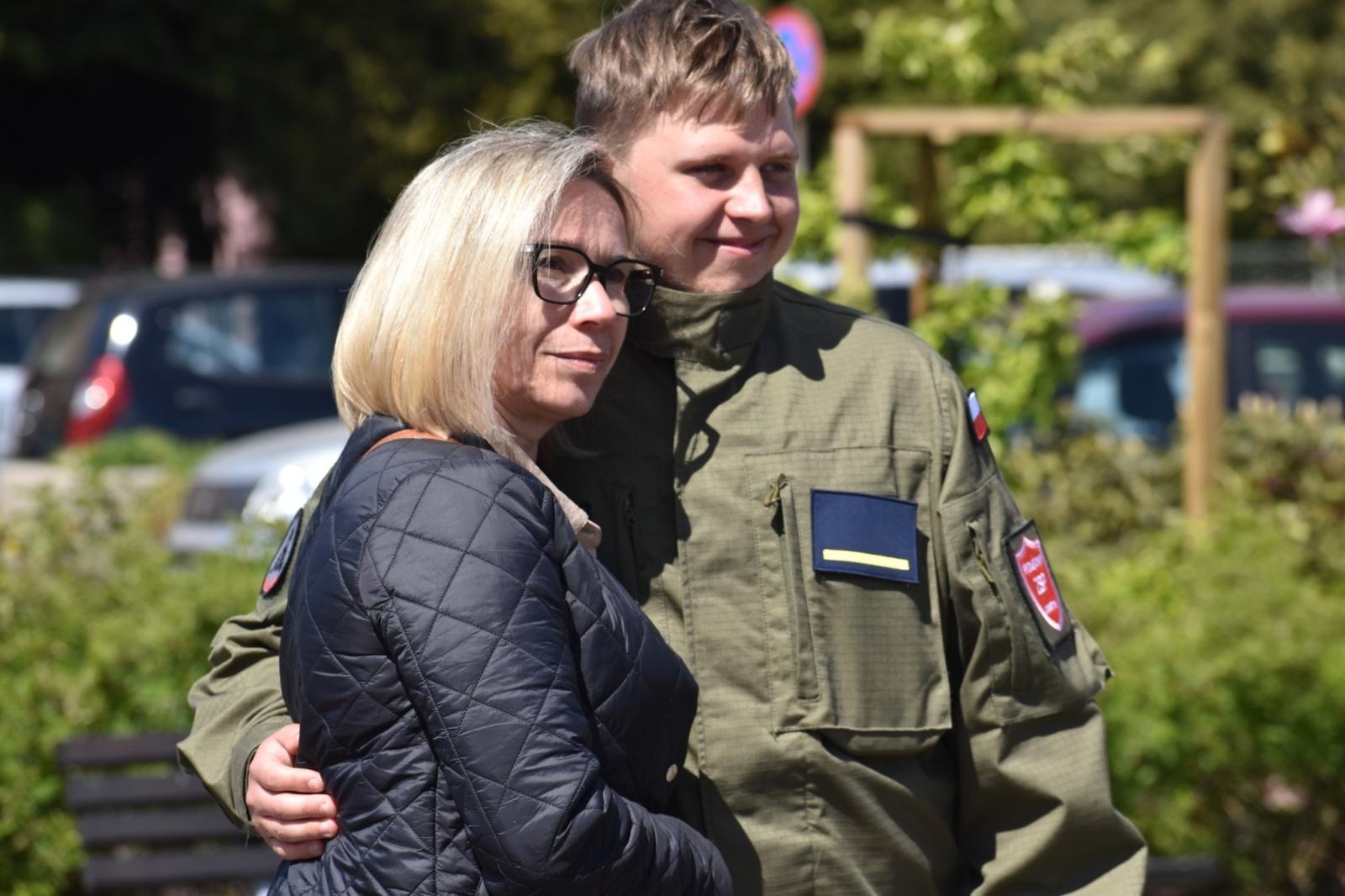 Zdjęcie w galerii na portalu naszwodzislaw.com: Ślubowanie kadetów w Rydułtowach. Młodzież rozpoczęła wojskową drogę wiadomości z regionu