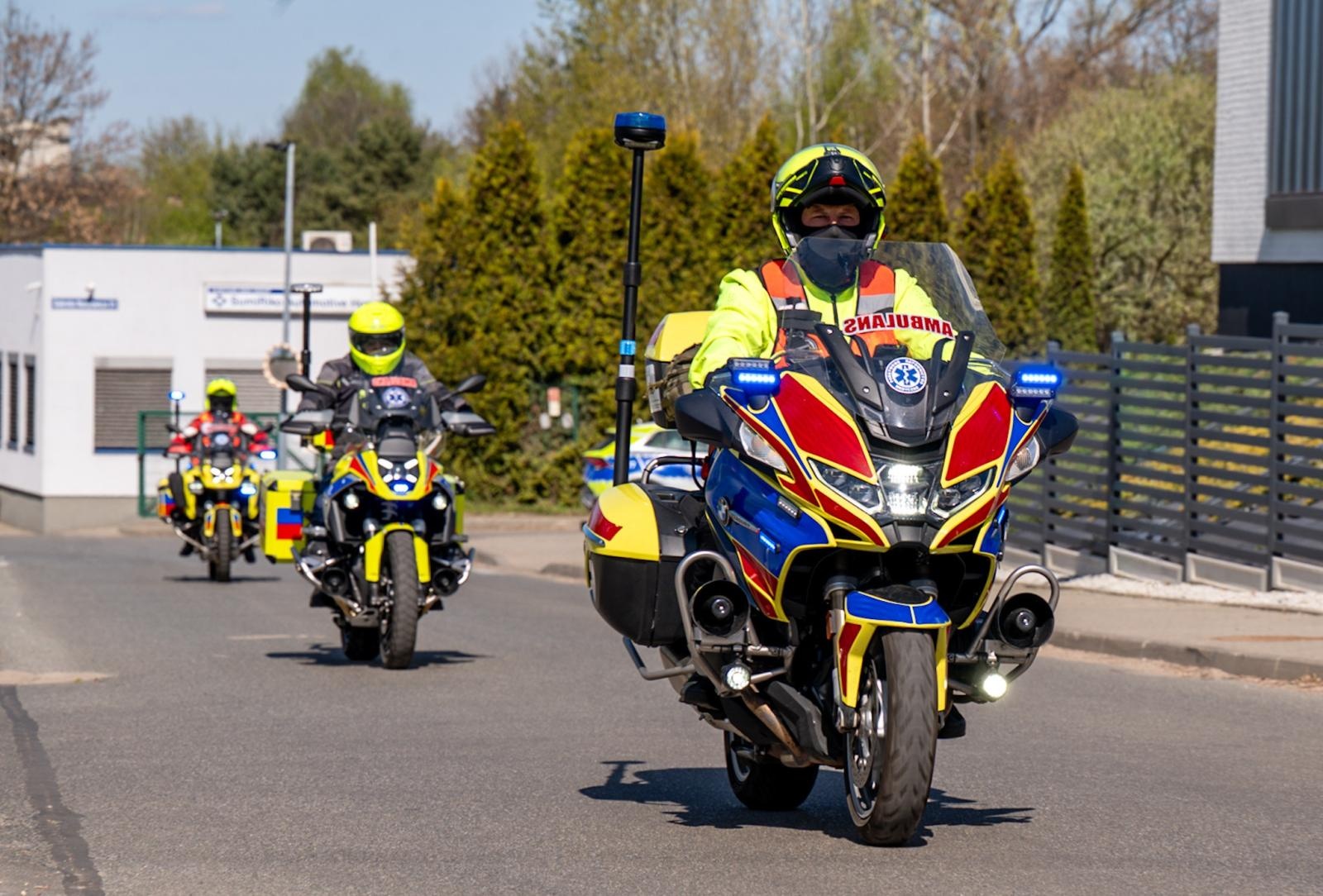 Zdjęcie w galerii na portalu naszwodzislaw.com: Motoambulanse w systemie ratownictwa. Nowelizacja ustawy zwiększy szybkość reakcji służb wiadomości z regionu