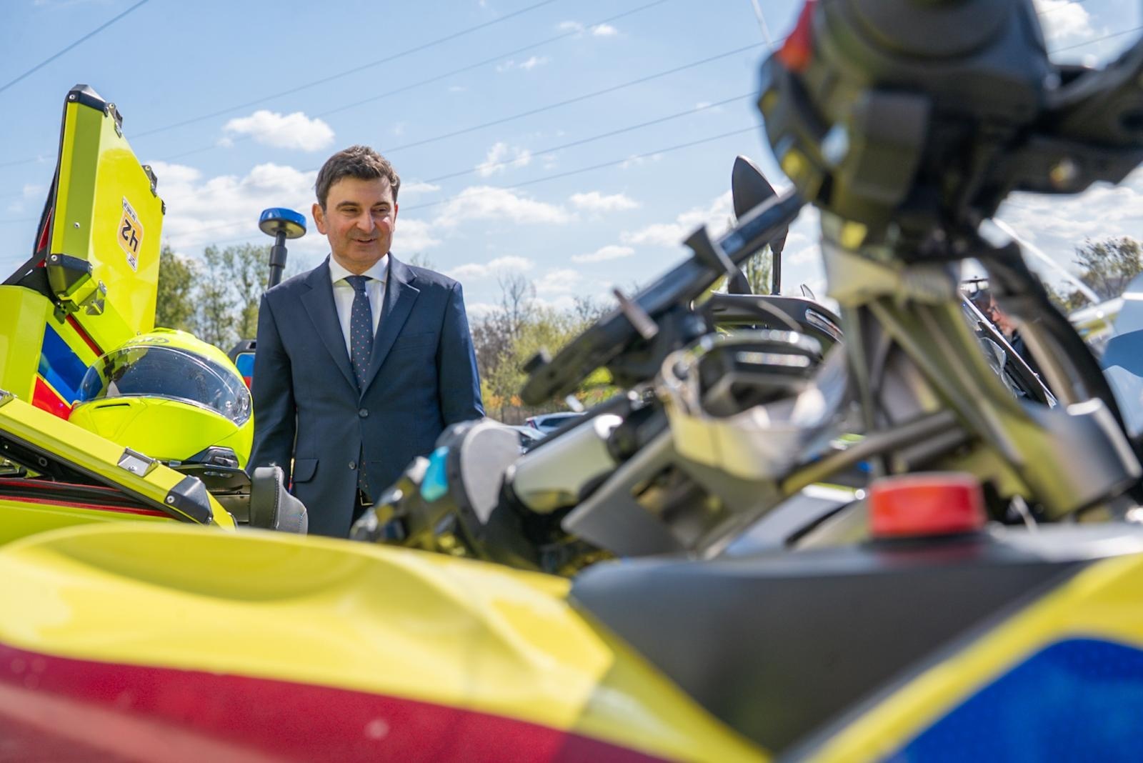 Zdjęcie w galerii na portalu naszwodzislaw.com: Motoambulanse w systemie ratownictwa. Nowelizacja ustawy zwiększy szybkość reakcji służb wiadomości z regionu