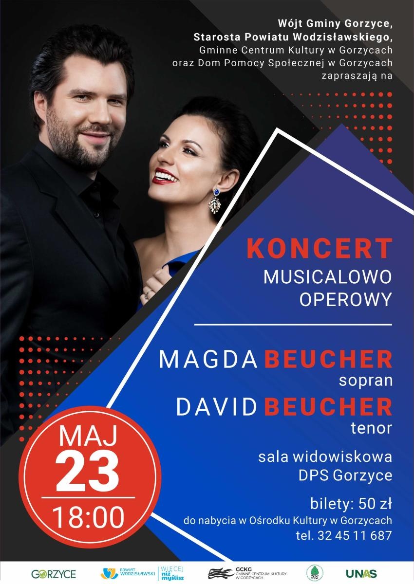 Zdjęcie w galerii na portalu naszwodzislaw.com: Koncert musicalowo-operowy w Gorzycach z udziałem Magdy i Davida Beucher wiadomości z regionu