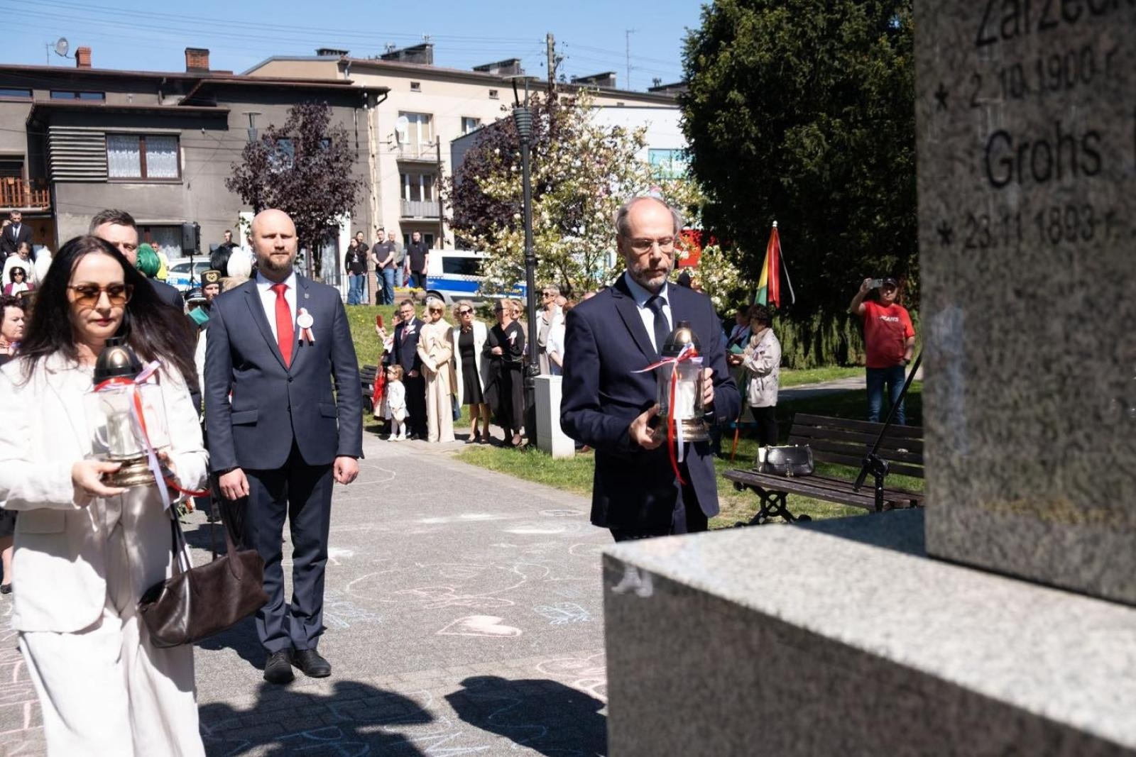 Zdjęcie w galerii na portalu naszwodzislaw.com: Obchody Święta Konstytucji 3 Maja w Radlinie. Wspólna pamięć i uroczystości patriotyczne wiadomości z regionu