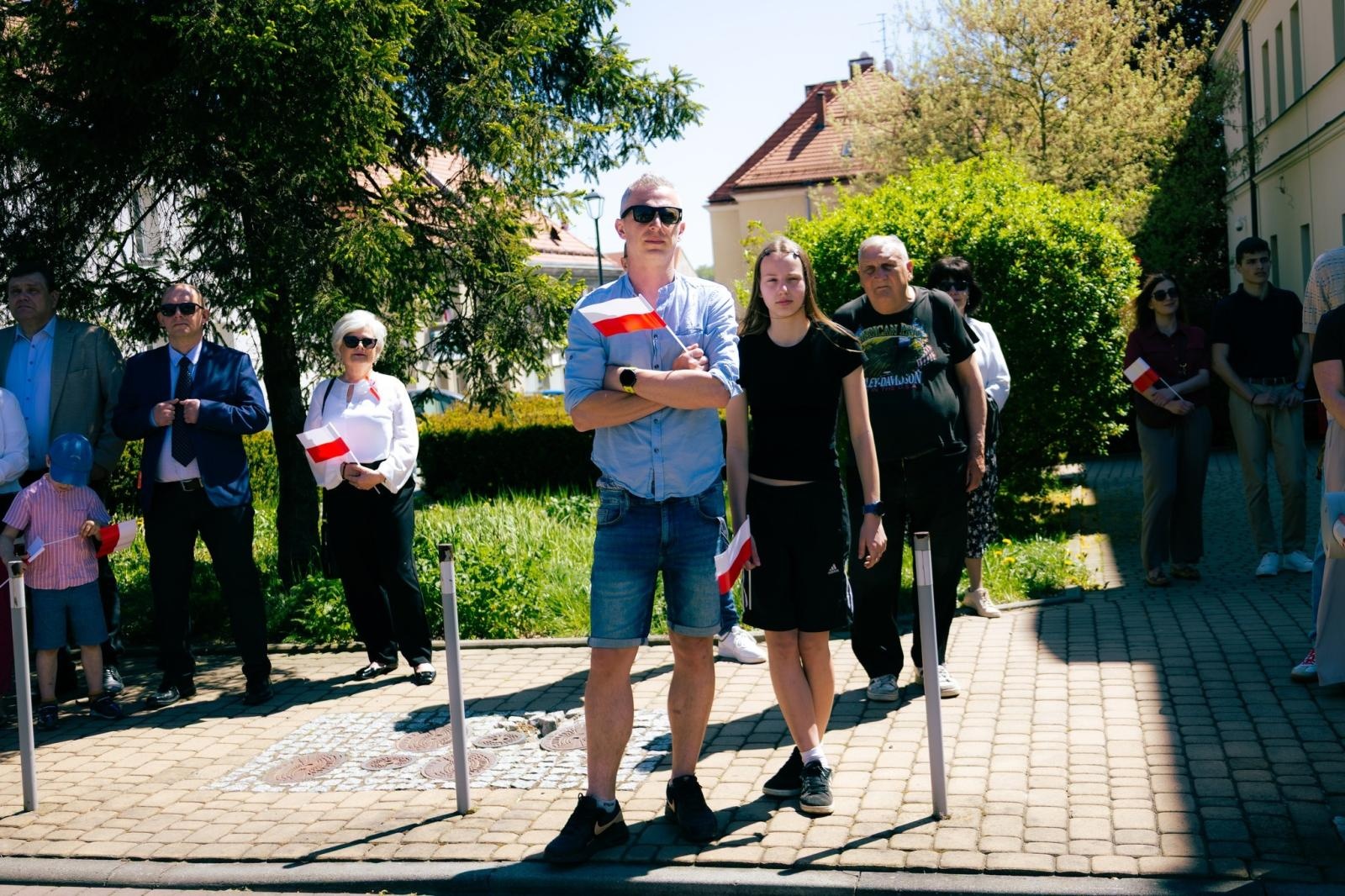 Zdjęcie w galerii na portalu naszwodzislaw.com: Wodzisław Śląski pamięta o Konstytucji 3 Maja. Uroczystości z udziałem mieszkańców i władz wiadomości z regionu
