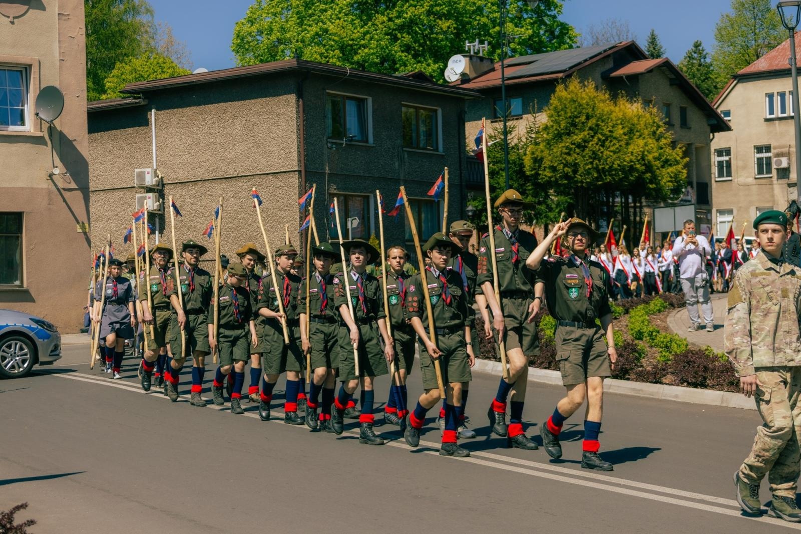 Zdjęcie w galerii na portalu naszwodzislaw.com: Wodzisław Śląski pamięta o Konstytucji 3 Maja. Uroczystości z udziałem mieszkańców i władz wiadomości z regionu