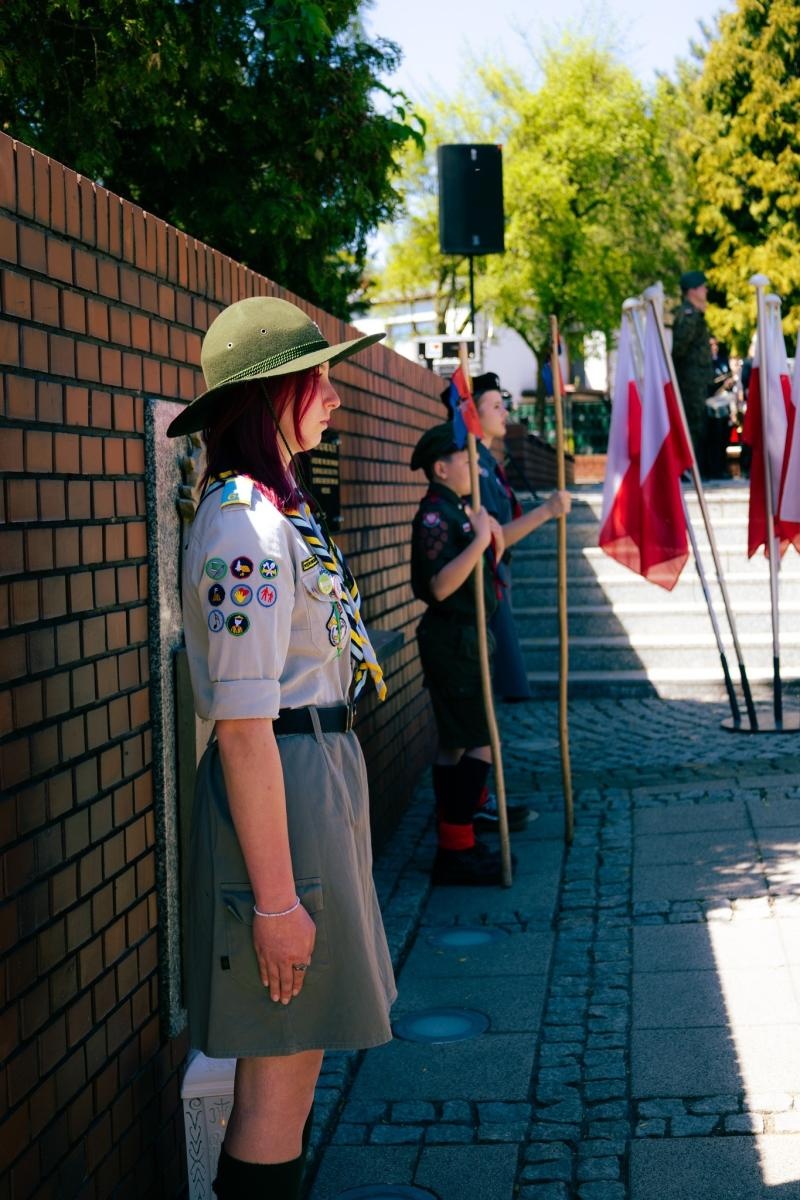 Zdjęcie w galerii na portalu naszwodzislaw.com: Wodzisław Śląski pamięta o Konstytucji 3 Maja. Uroczystości z udziałem mieszkańców i władz wiadomości z regionu