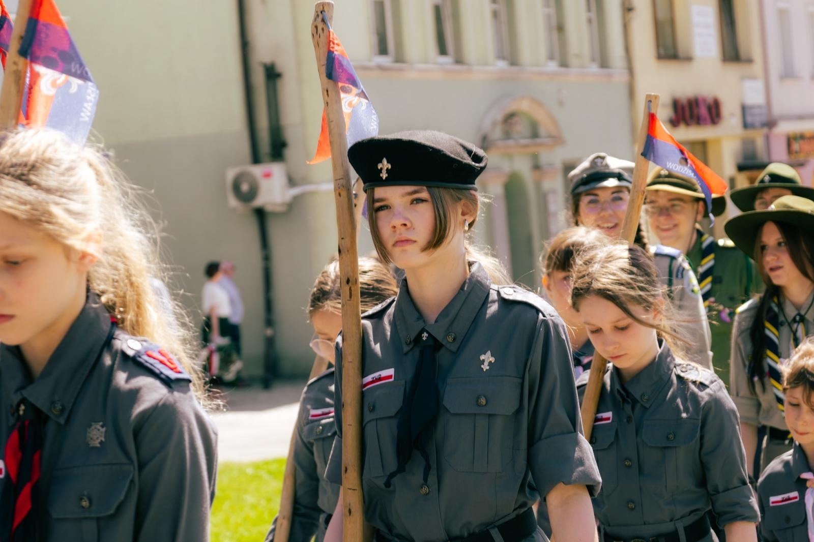 Zdjęcie w galerii na portalu naszwodzislaw.com: Wodzisław Śląski pamięta o Konstytucji 3 Maja. Uroczystości z udziałem mieszkańców i władz wiadomości z regionu
