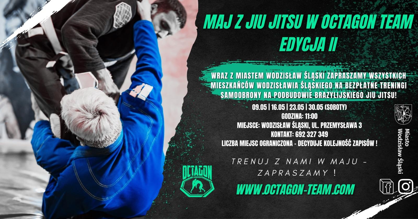 Zdjęcie w galerii na portalu naszwodzislaw.com: Maj z jiu jitsu w Wodzisławiu Śląskim. Rusza druga edycja otwartych zajęć wiadomości z regionu