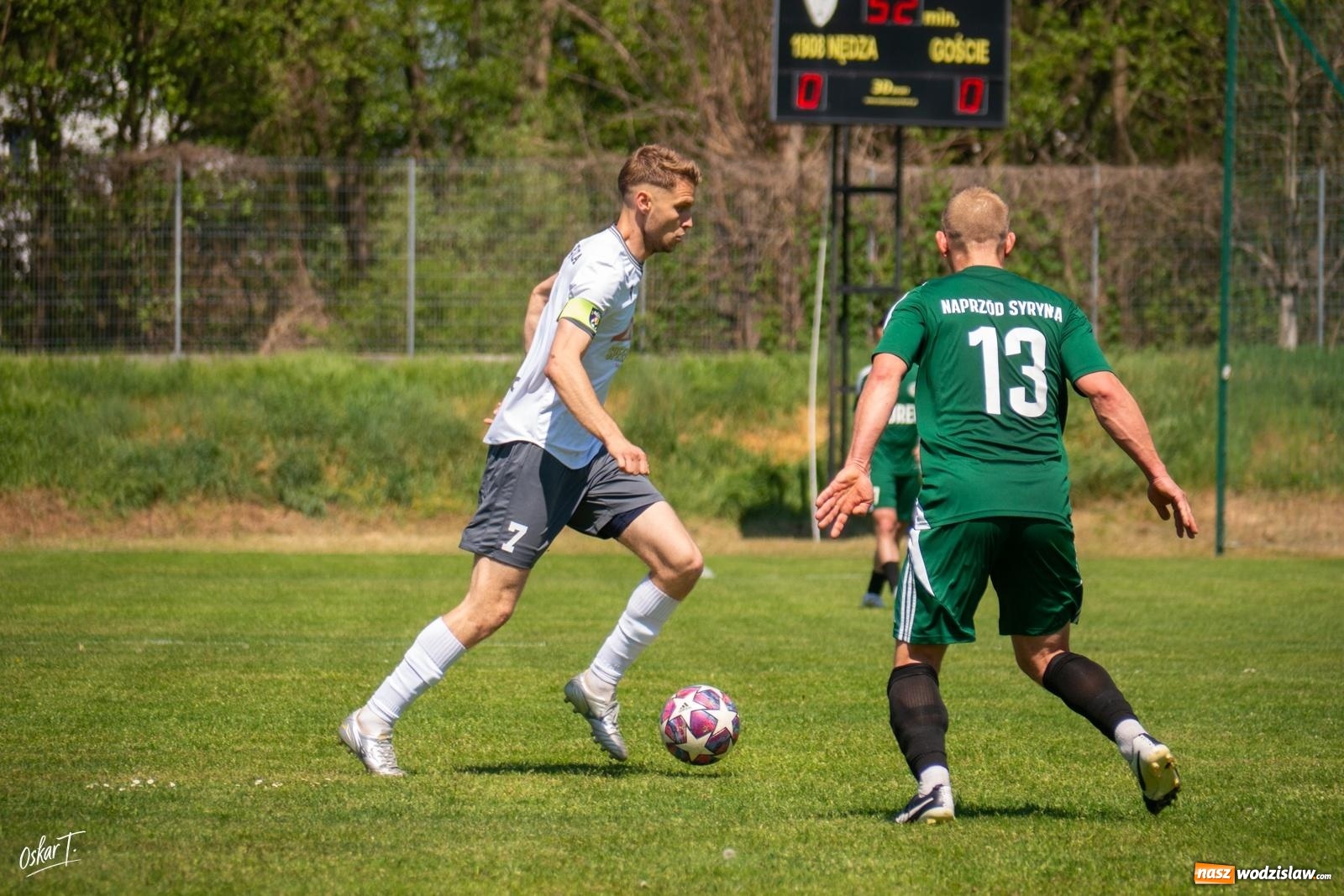 Zdjęcie w galerii na portalu naszwodzislaw.com: Gol w 88. minucie uratował Nędzę. Syrynia wypuściła zwycięstwo z rąk [FOTO] wiadomości z regionu