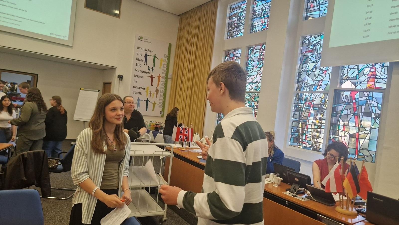 Zdjęcie w galerii na portalu naszwodzislaw.com: Wodzisław Śląski ponownie w Gladbeck. Młodzi rozmawiali o przyszłości Europy wiadomości z regionu