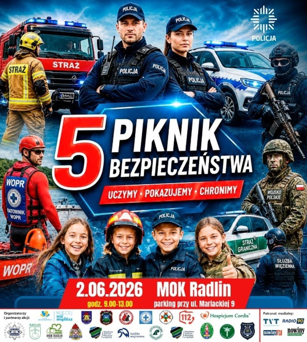 Zdjęcie w galerii na portalu naszwodzislaw.com: 5. Piknik Bezpieczeństwa w Radlinie. Będą pokazy służb, drony i gaszenie płonącego oleju wiadomości z regionu