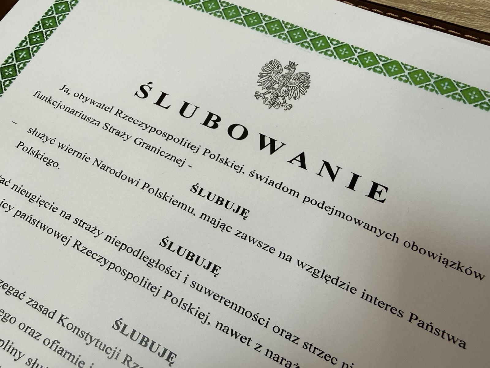 Zdjęcie w galerii na portalu naszwodzislaw.com: Ślubowanie funkcjonariuszy służby kontraktowej wiadomości z regionu
