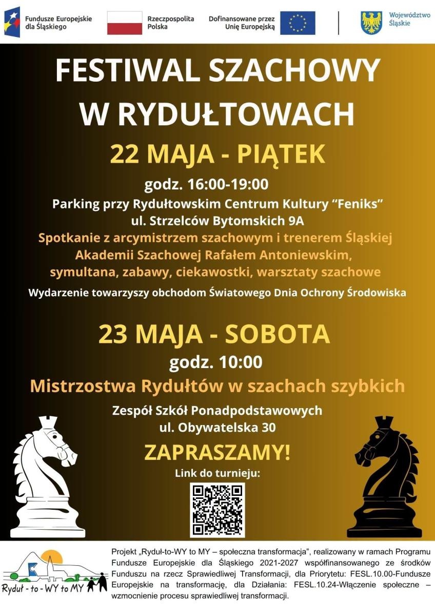 Zdjęcie w galerii na portalu naszwodzislaw.com: Szachowe emocje w Rydułtowach. Dwudniowy festiwal z udziałem arcymistrza wiadomości z regionu