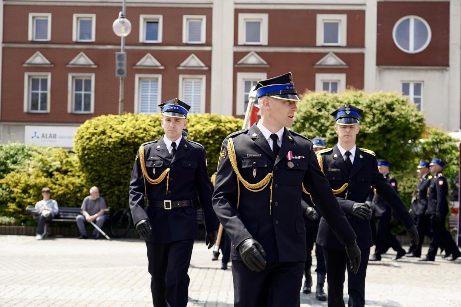 Zdjęcie w galerii na portalu naszwodzislaw.com: Powiatowe Obchody Dnia Strażaka w Rydułtowach. Uroczystości, awanse i podziękowania [FOTO] wiadomości z regionu