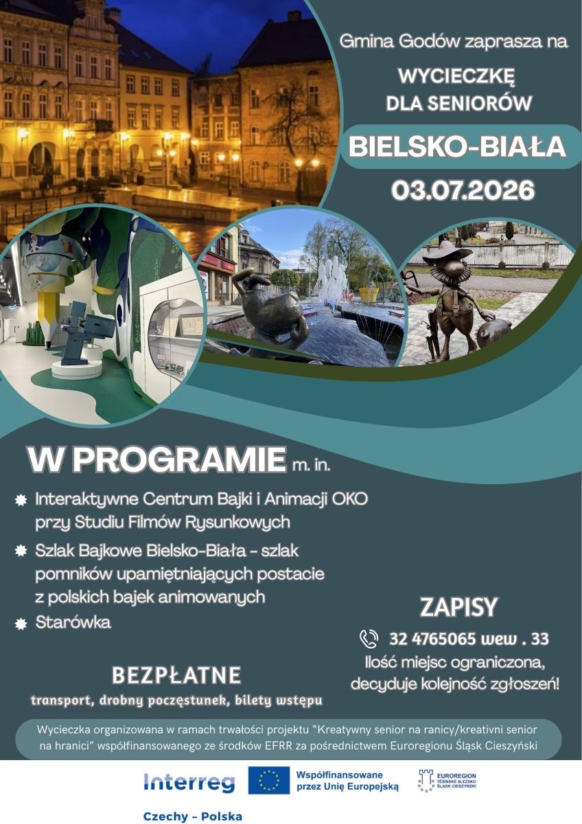 Zdjęcie w galerii na portalu naszwodzislaw.com: Seniorzy z Godowa i Petrovic pojadą do Bielska-Białej. Wycieczka pełna bajkowych atrakcji wiadomości z regionu