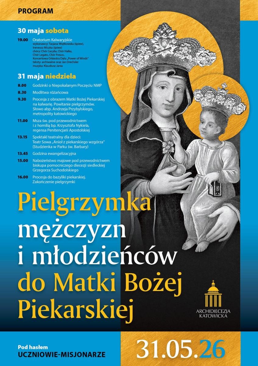 Zdjęcie w galerii na portalu naszwodzislaw.com: Tysiące wiernych przybędą do Piekar Śląskich. Przed nami Pielgrzymka Mężczyzn i Młodzieńców wiadomości z regionu