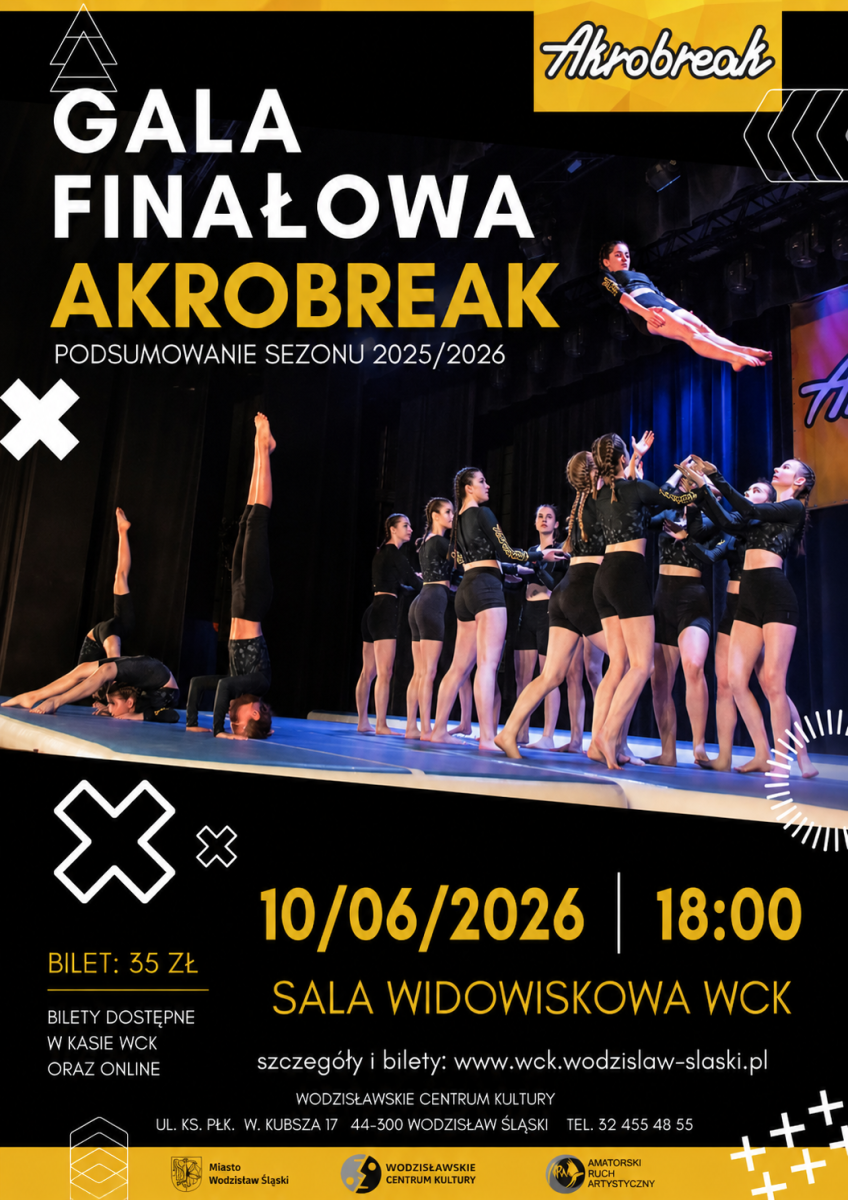 Zdjęcie w galerii na portalu naszwodzislaw.com: Gala Akrobreak w WCK już w czerwcu wiadomości z regionu