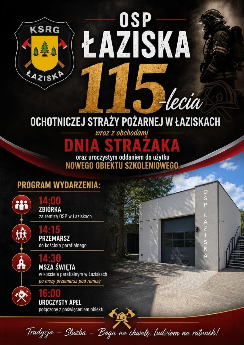 Zdjęcie w galerii na portalu naszwodzislaw.com: 115 lat służby i nowa remiza. Uroczystości OSP Łaziska już w sobotę wiadomości z regionu