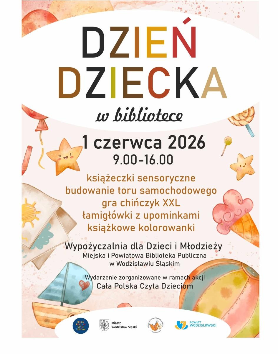 Zdjęcie w galerii na portalu naszwodzislaw.com: Dzień Dziecka w bibliotece. Kreatywna zabawa i książki dla najmłodszych wiadomości z regionu