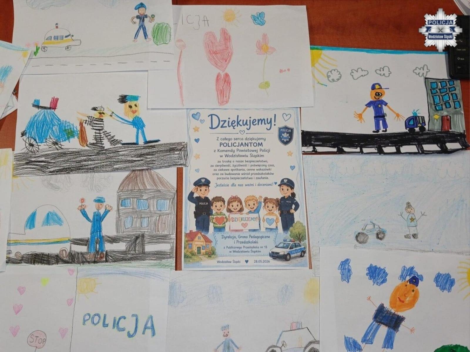 Zdjęcie w galerii na portalu naszwodzislaw.com: Bezpieczeństwo od najmłodszych lat. Spotkanie przedszkolaków z dzielnicowymi w Wodzisławiu Śląskim wiadomości z regionu