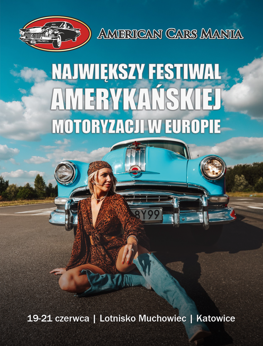 Zdjęcie w galerii na portalu naszwodzislaw.com: American Cars Mania, czyli największy festiwal amerykańskiej motoryzacji w Europie. Klasyki i mocne bestie! wiadomości z regionu