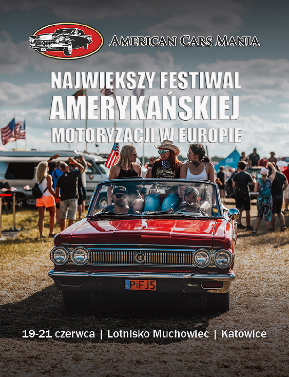 Zdjęcie w galerii na portalu naszwodzislaw.com: American Cars Mania, czyli największy festiwal amerykańskiej motoryzacji w Europie. Klasyki i mocne bestie! wiadomości z regionu