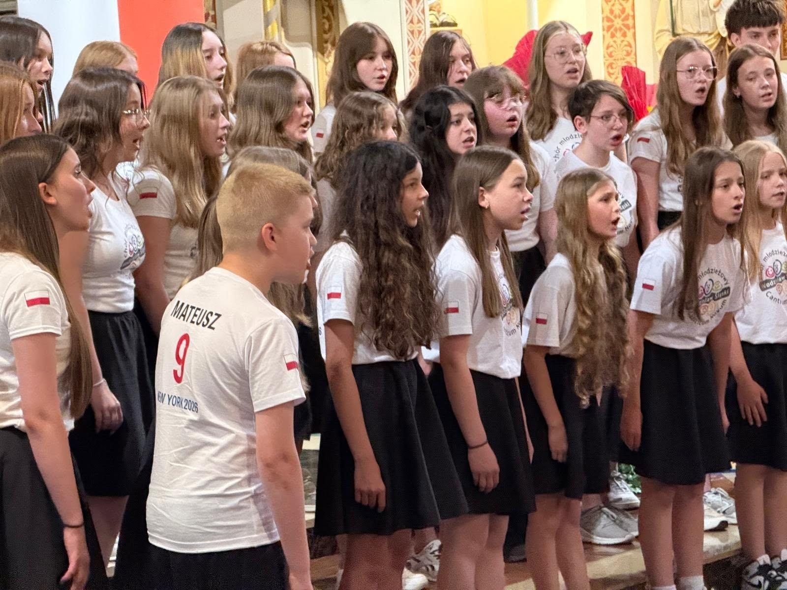 Zdjęcie w galerii na portalu naszwodzislaw.com: Polski głos w sercu Nowego Jorku. Wielki sukces młodzieżowego chóru z Wodzisławia [FOTO] wiadomości z regionu