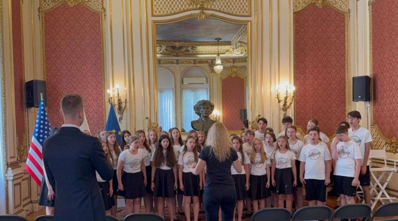 Zdjęcie w galerii na portalu naszwodzislaw.com: Polski głos w sercu Nowego Jorku. Wielki sukces młodzieżowego chóru z Wodzisławia [FOTO] wiadomości z regionu
