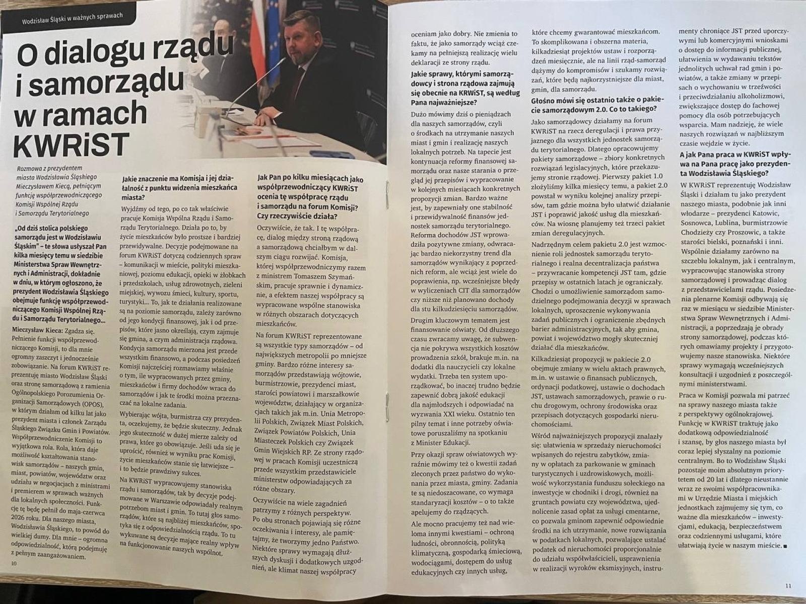 Zdjęcie w galerii na portalu naszwodzislaw.com: Samorządowa gazetka czy materiał promocyjny prezydenta Kiecy? Interpelacja w sprawie miejskich wydawnictw wiadomości z regionu