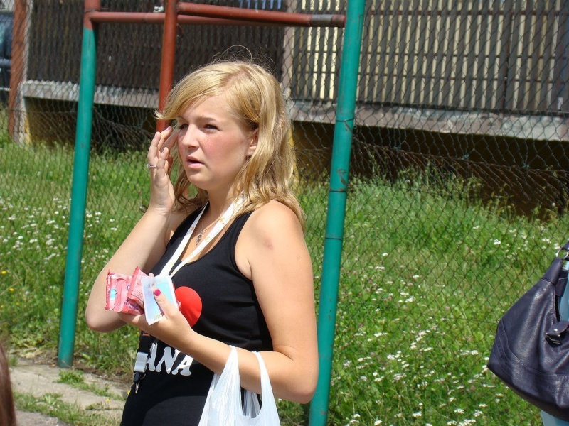 Zdjęcie w galerii na portalu naszwodzislaw.com: Radna na rowerze, Wodzik po betonie wiadomości z regionu