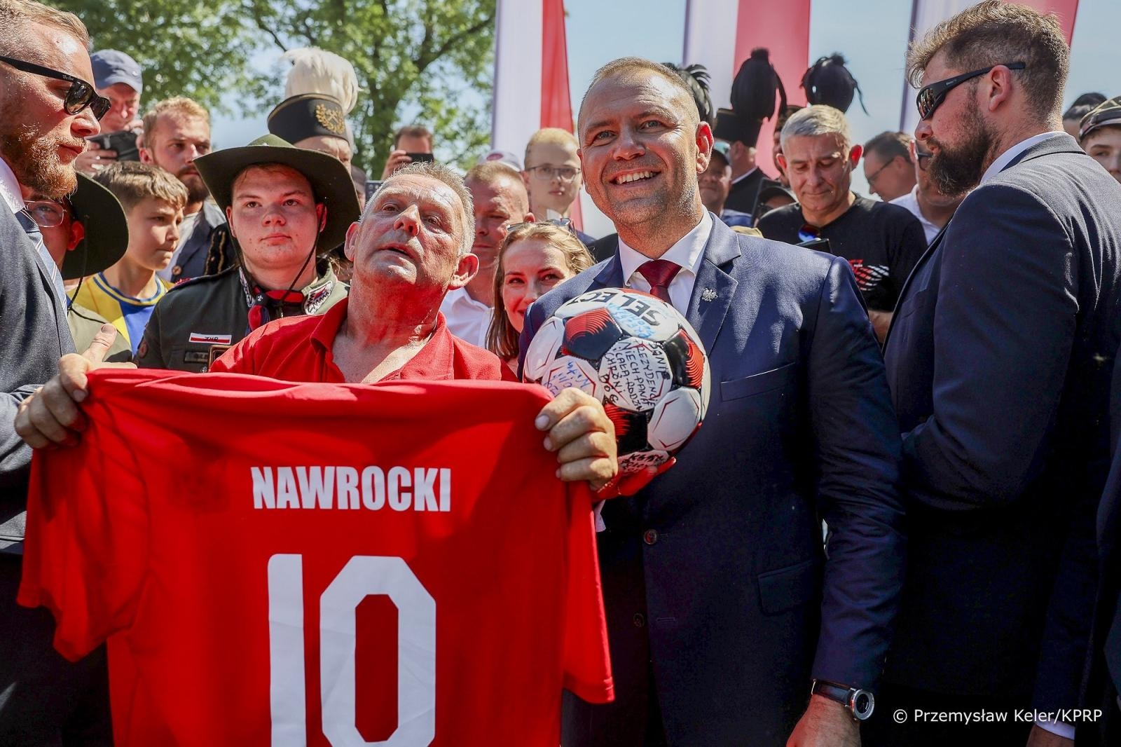 Zdjęcie w galerii na portalu naszwodzislaw.com: Narodowy Dzień Powstań Śląskich. Prezydent Karol Nawrocki w gm. Lubomia wiadomości z regionu