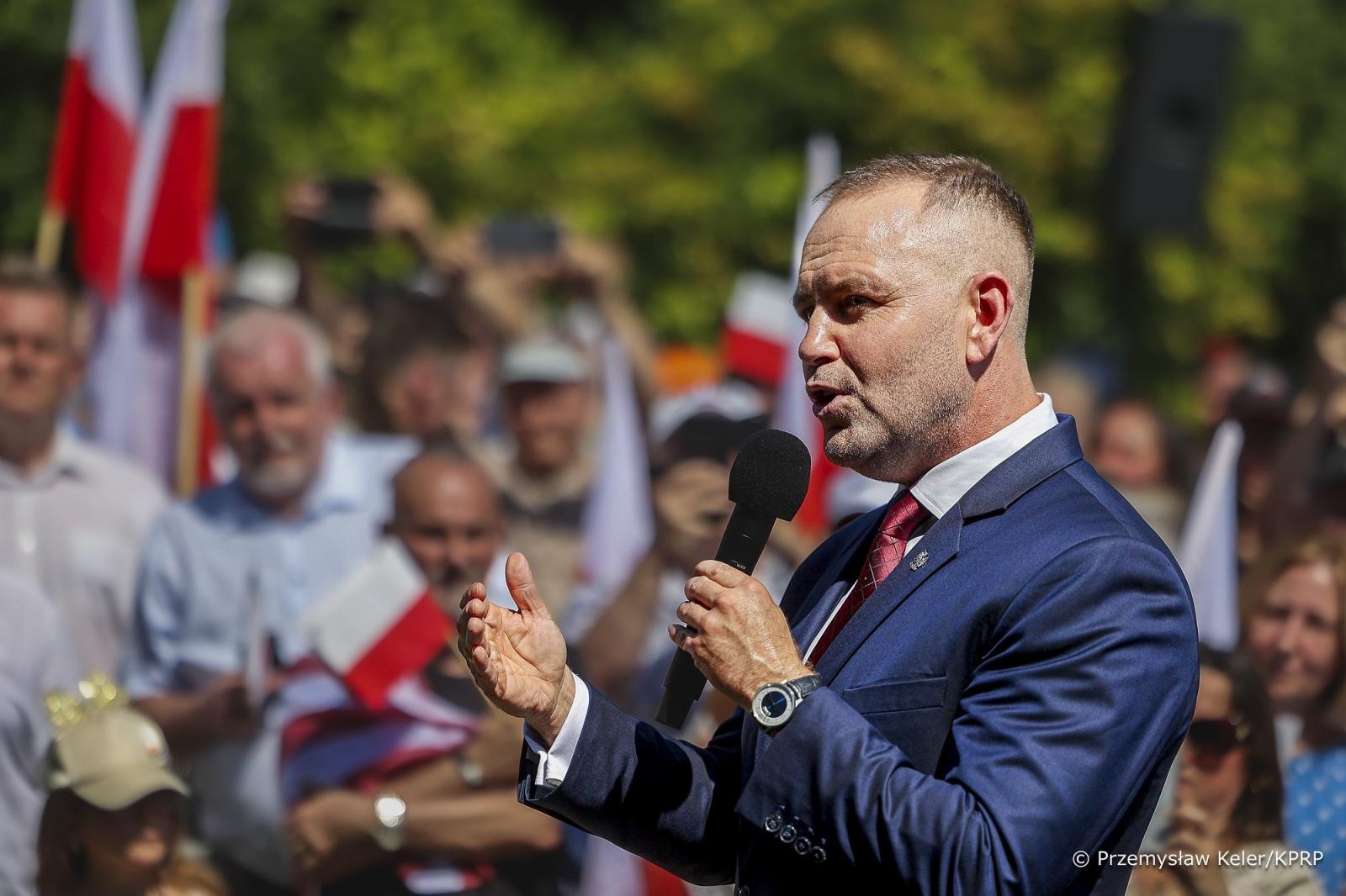 Zdjęcie w galerii na portalu naszwodzislaw.com: Narodowy Dzień Powstań Śląskich. Prezydent Karol Nawrocki w gm. Lubomia wiadomości z regionu