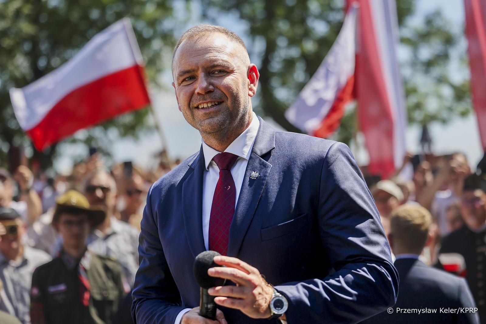Zdjęcie w galerii na portalu naszwodzislaw.com: Narodowy Dzień Powstań Śląskich. Prezydent Karol Nawrocki w gm. Lubomia wiadomości z regionu