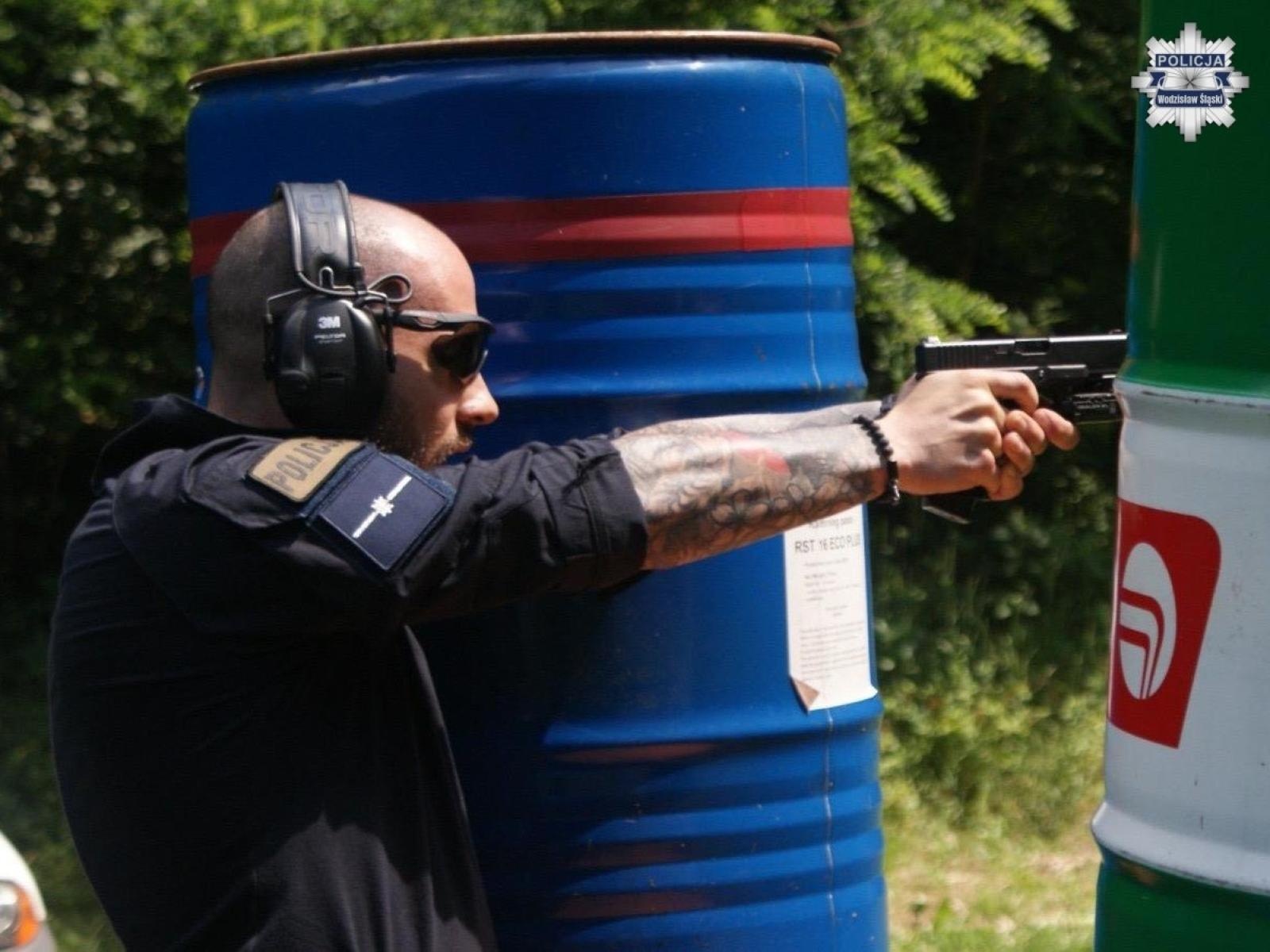 Zdjęcie w galerii na portalu naszwodzislaw.com: Pierwsze takie zawody w Pszowie. Policjanci rywalizowali o Puchar Komendanta Powiatowego Policji wiadomości z regionu