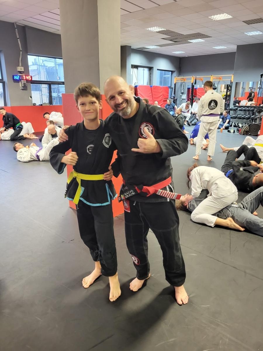 Zdjęcie w galerii na portalu naszwodzislaw.com: Historyczny trening dla KS Stein Academy. Zawodnicy trenowali z legendą rodu Gracie wiadomości z regionu