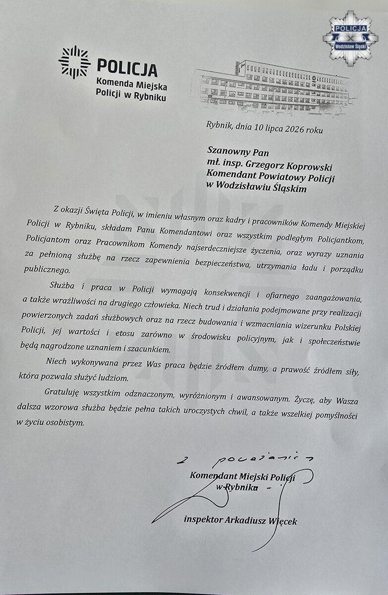 Zdjęcie w galerii na portalu naszwodzislaw.com: 74 awanse i wyjątkowe wyróżnienia. W Wodzisławiu uhonorowano policjantów wiadomości z regionu
