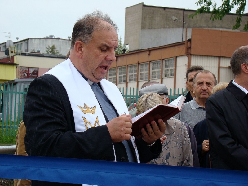 Zdjęcie w galerii na portalu naszwodzislaw.com: Z pompą otworzyli drogę wiadomości z regionu