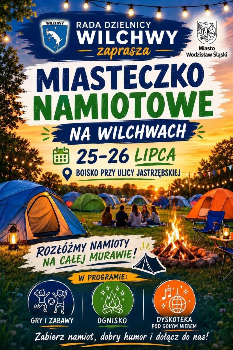 Zdjęcie w galerii na portalu naszwodzislaw.com: Dzieciaki ruszają na wakacyjną przygodę. Na Wilchwach powstanie miasteczko namiotowe wiadomości z regionu