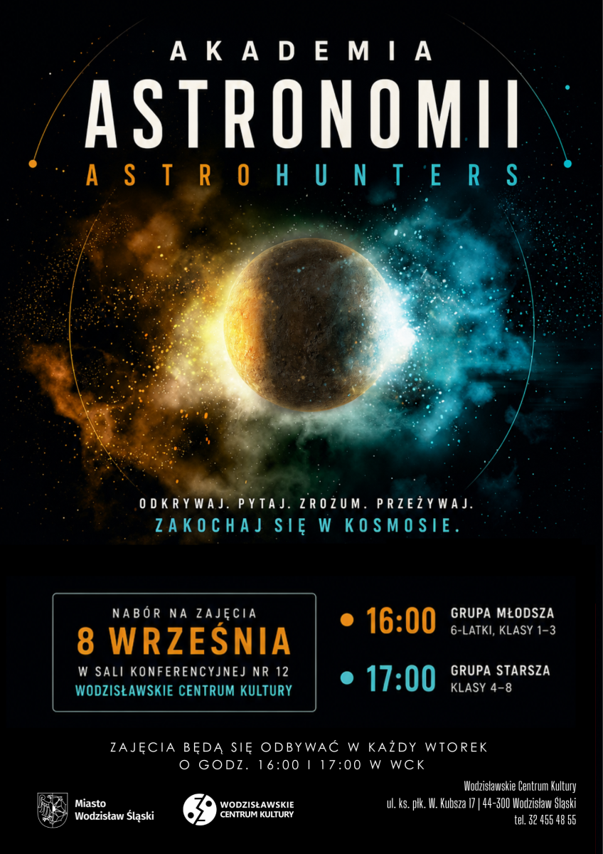 Zdjęcie w galerii na portalu naszwodzislaw.com: Akademia Astronomii AstroHunters - nowe zajęcia dla dzieci w WCK wiadomości z regionu