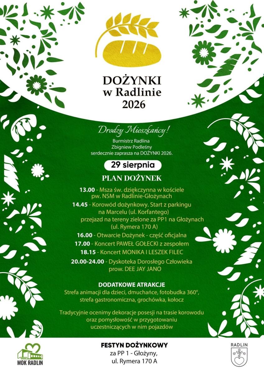 Zdjęcie w galerii na portalu naszwodzislaw.com: Tak Radlin podziękuje za tegoroczne plony. Przed nami Radlińskie Dożynki 2026 wiadomości z regionu