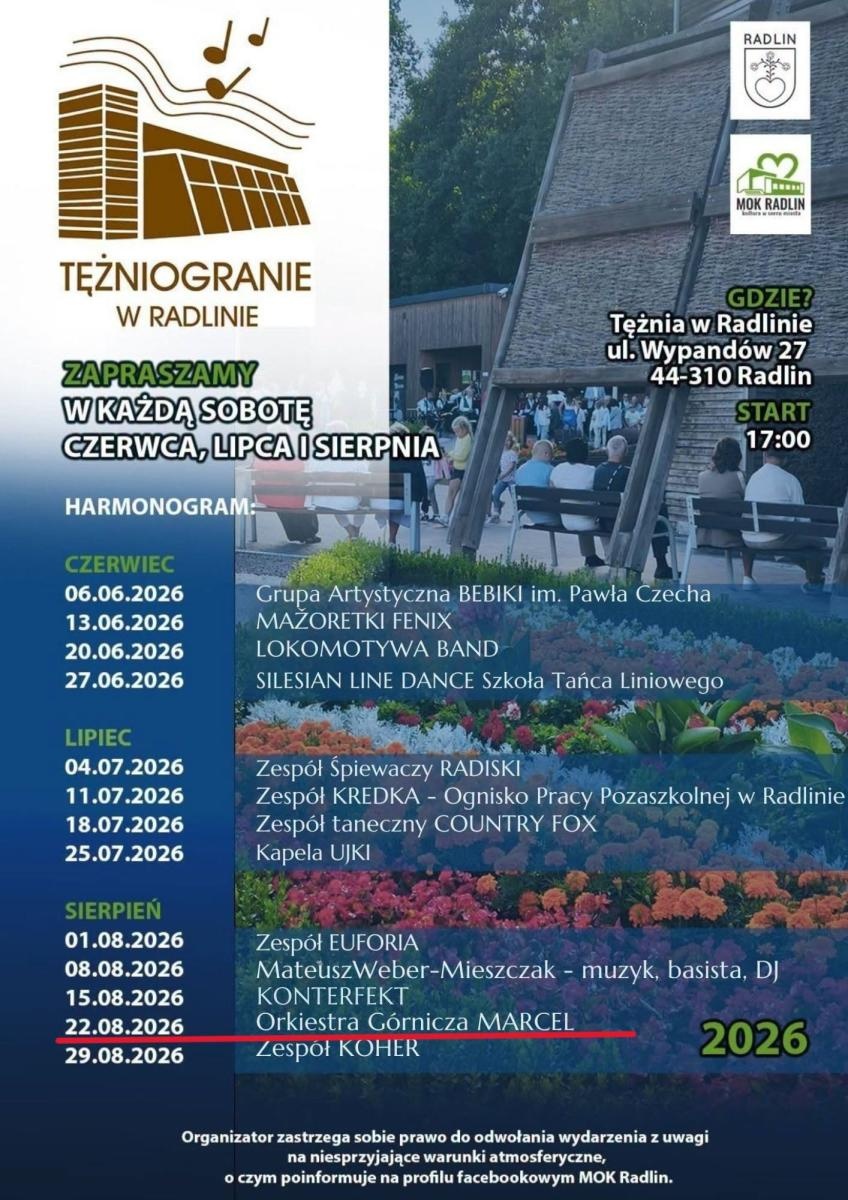 Zdjęcie w galerii na portalu naszwodzislaw.com: Weekend przy tężni w Radlinie. Najpierw górnicza orkiestra, potem potańcówka wiadomości z regionu