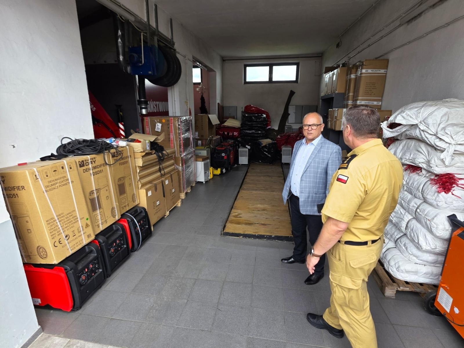 Zdjęcie w galerii na portalu naszwodzislaw.com: 4,7 mln zł na bezpieczeństwo. W powiecie wodzisławskim powstają nowe magazyny wiadomości z regionu