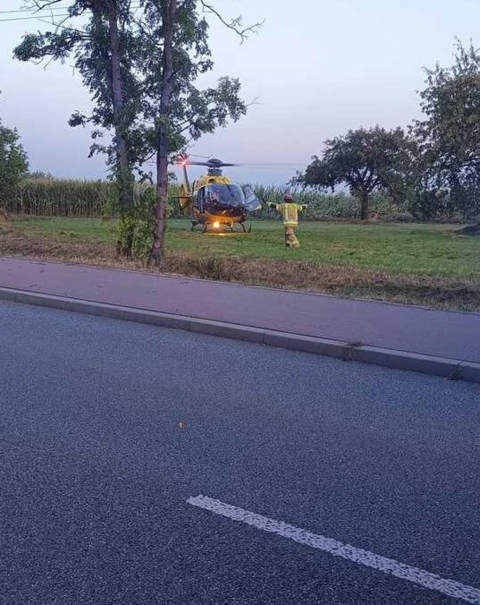 Zdjęcie w galerii na portalu naszwodzislaw.com: Tragiczny wypadek na ulicy Młodzieżowej. Nie żyje motocyklista [KOMUNIKAT POLICJI] wiadomości z regionu