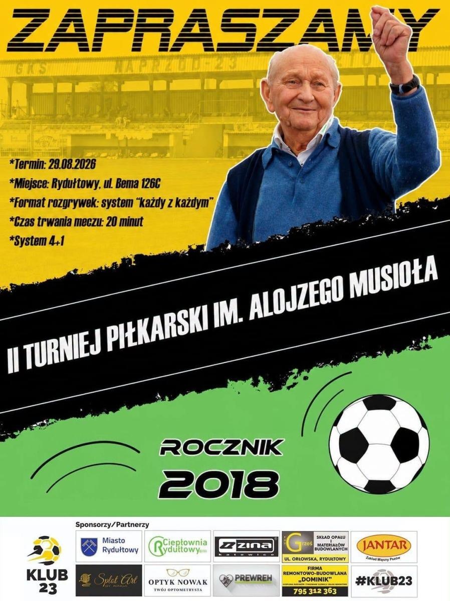 Zdjęcie w galerii na portalu naszwodzislaw.com: Piłkarskie święto w Rydułtowach. Najmłodsi zagrają o Puchar im. Alojzego Musioła wiadomości z regionu