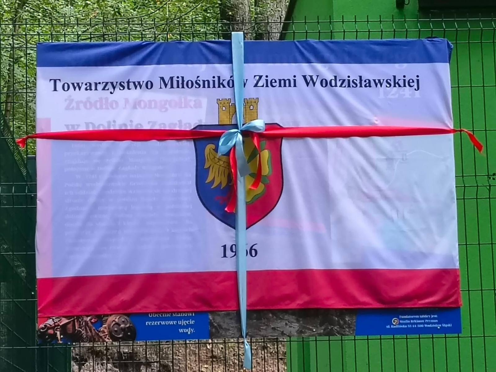 Zdjęcie w galerii na portalu naszwodzislaw.com: Mongołowie mieli ponieść tu klęskę. Tajemnicze miejsce w Wodzisławiu doczekało się tablicy wiadomości z regionu