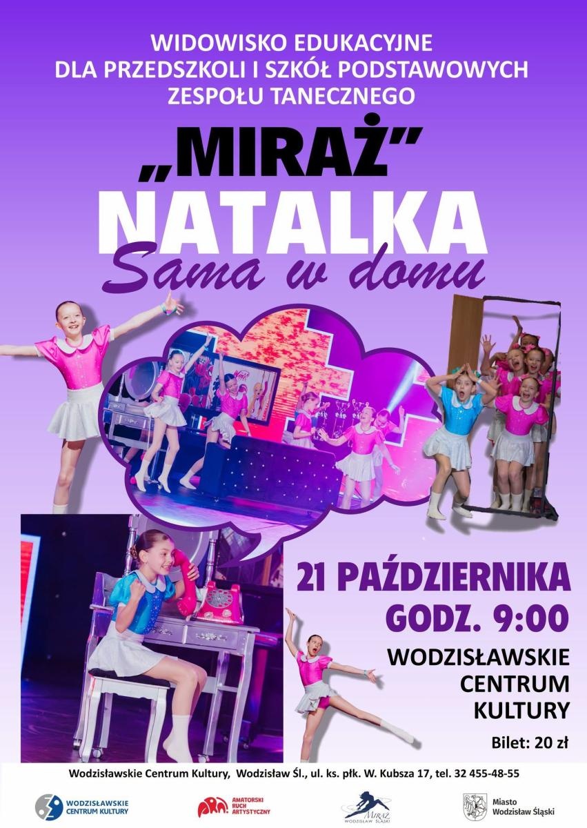Zdjęcie w galerii na portalu naszwodzislaw.com: Natalka sama w domu na scenie WCK. Młodzi tancerze zaprezentują swoje umiejętności wiadomości z regionu