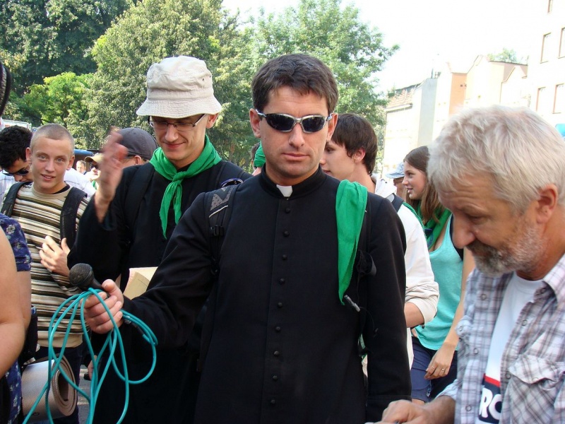 Zdjęcie w galerii na portalu naszwodzislaw.com: Turkusowi i zieloni na pątniczym szlaku wiadomości z regionu