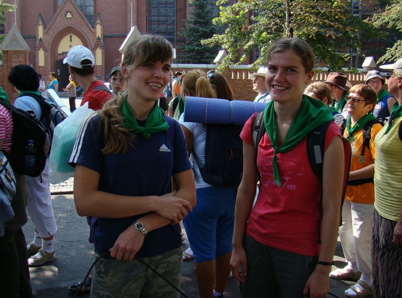 Zdjęcie w galerii na portalu naszwodzislaw.com: Turkusowi i zieloni na pątniczym szlaku wiadomości z regionu