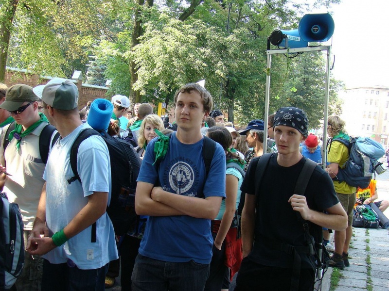 Zdjęcie w galerii na portalu naszwodzislaw.com: Turkusowi i zieloni na pątniczym szlaku wiadomości z regionu