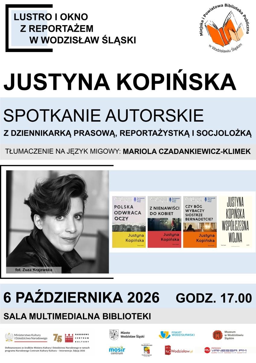 Zdjęcie w galerii na portalu naszwodzislaw.com: Jesienny maraton z reportażem w Wodzisławiu Śląskim. Przed nami spotkania z Kopińską i Winnicką! wiadomości z regionu